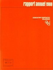 Association Coopérative Desjardins 1966 cover