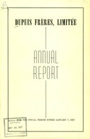 Dupuis Freres,Limitee 1957 cover