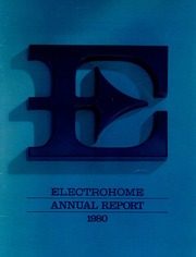 Electrohome Limited 1980 cover