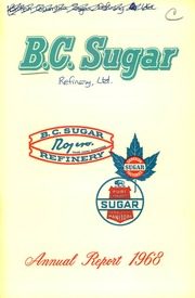 British Columbia Sugar Refinery, Limited 1968 cover