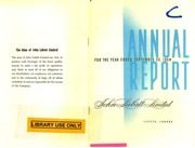 John Labatt Limited 1954 cover