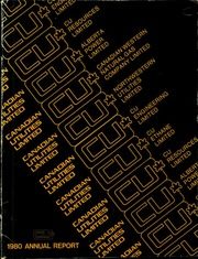 Canadian Utilities Limited 1980 cover