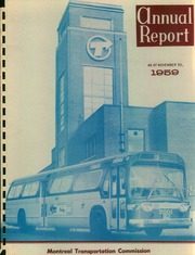 Montreal Transportation Commission 1959 cover