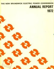 New Brunswick Electric Power Commission 1972 cover