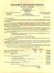 Investment Foundation Limited 1956 cover