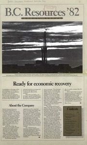 British Columbia Resources Investment Corporation 1982 cover