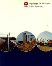 Lake Ontario Cement Limited 1973 cover
