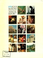 Four Seasons Hotels Inc 1974 cover