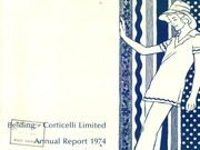 Belding Corticelli Ltd 1974 cover