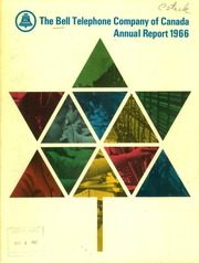 Bell Telephone Company Canada 1966 cover