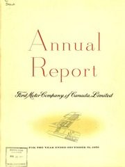 Ford Motor Company of Canada 1950 cover