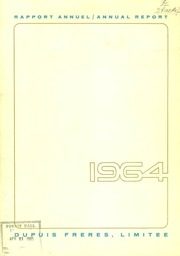 Dupuis Freres,Limitee 1964 cover
