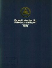 Federal Industries Limited 1978 cover