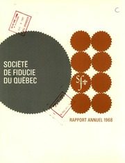Fiducie de Quebec 1968 cover