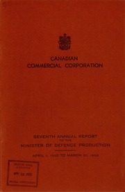 Canadian Commercial Corporation 1953 cover