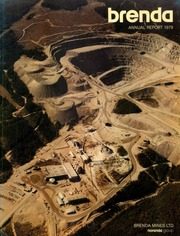 Brenda Mines Ltd 1979 cover