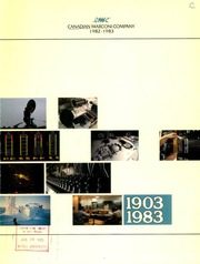 Canadian Marconi Company 1983 cover