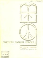 Loeb (M.) Limited 1968 cover