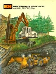 Blackwood Hodge (Canada) Limited 1980 cover
