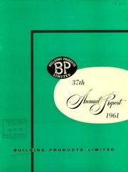 Building Products Limited 1961 cover