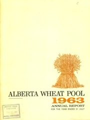 Alberta Wheat Pool 1963 cover