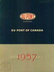 Du Pont Company of Canada Limited 1957 cover