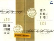 John Labatt Limited 1957 cover