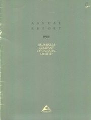 Aluminum Company of Canada, Limited 1986 cover
