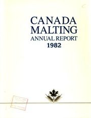 Canada Malting Co., Ltd 1982 cover