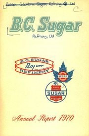 British Columbia Sugar Refinery, Limited 1970 cover