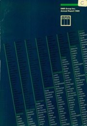 DMR Group Inc 1989 cover