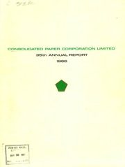 Consolidated Papers, Inc 1966 cover