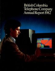 British Columbia Telephone Company 1982 cover