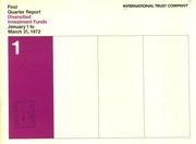 International Trust Company. Interim Report. 1972-3-31 1972 cover
