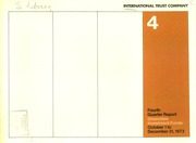 International Trust Company. Interim Report. 1973-12-31 1973 cover