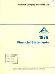Aluminum Company of Canada, Limited 1976 cover