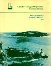 Labrador Mining and Exploration Company Limited 1977 cover