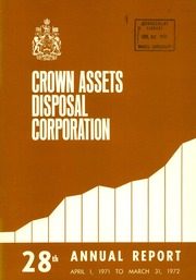 Crown Assets Disposal Corporation 1972 cover