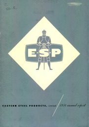 Eastern Steel Products, Limited 1956 cover