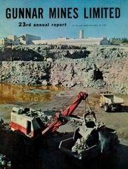 Gunnar Mines Limited 1956 cover