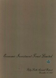 Economic Investment Trust Limited 1982 cover