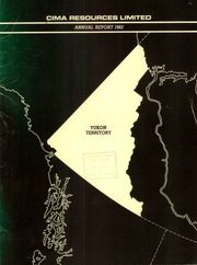 Cima Resources Limited 1982 cover