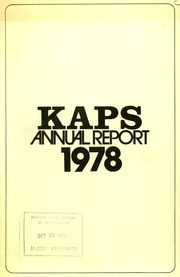 Kaps Transport Limited 1978 cover