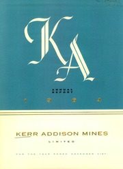 Kerr-Addison Mines Ltd 1964 cover