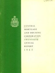 Central Mortgage and Housing Corporation 1965 cover