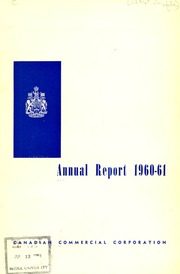 Canadian Commercial Corporation 1961 cover