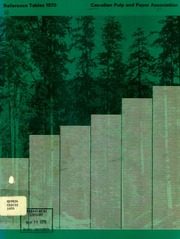 Canadian Pulp and Paper Association. Financials. 1970-- 1970 cover