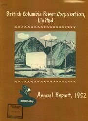 British Columbia Power Corporation Limited 1952 cover