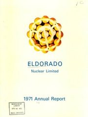 Eldorado Nuclear Limited 1971 cover