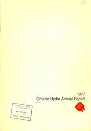 Ontario Hydro 1977 cover